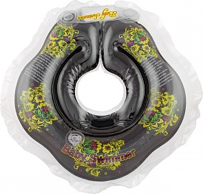 Круг на шею для купания детей, от 3 до 12 кг., серия Гламур (BabySwimmer, BS02-O)